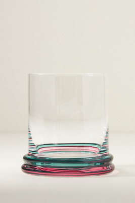 Anthropologie Adele Double Old-fashioned Glasses, Set Of 4 In Multi