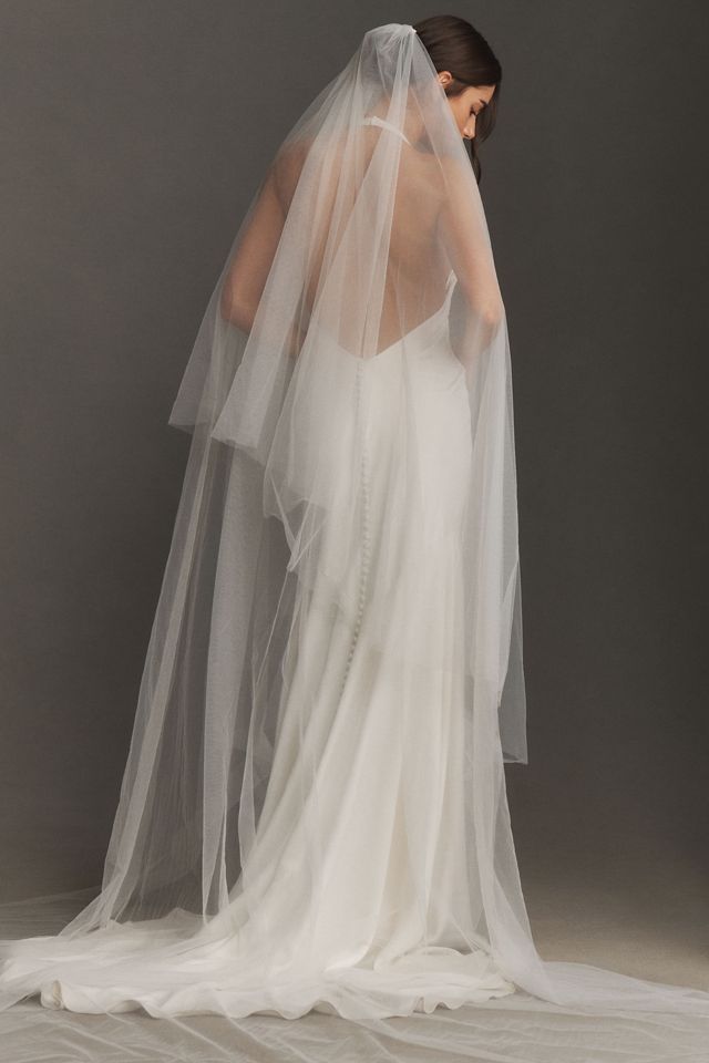 Watters Clean Cathedral Blusher Veil #1