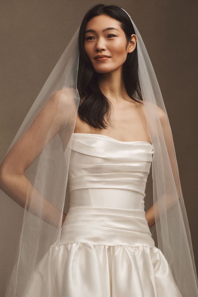 Watters Clean Chapel Single-Layer Veil #2