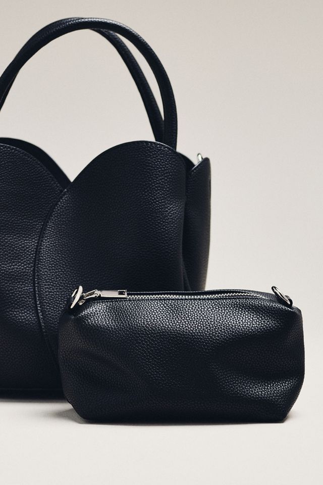 Melie Bianco Tulip Top-Handle Crossbody Tote