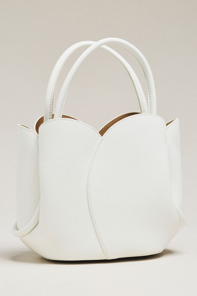 Melie Bianco Tulip Top-Handle Crossbody Tote | Anthropologie