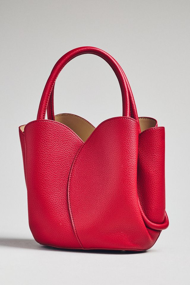 Melie Bianco Tulip Top-Handle Crossbody Tote | Anthropologie