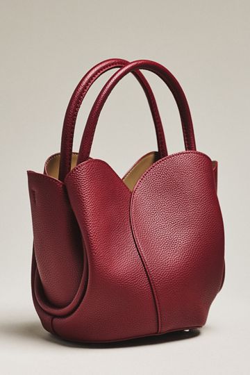 Melie Bianco Tulip Top-Handle Crossbody Tote