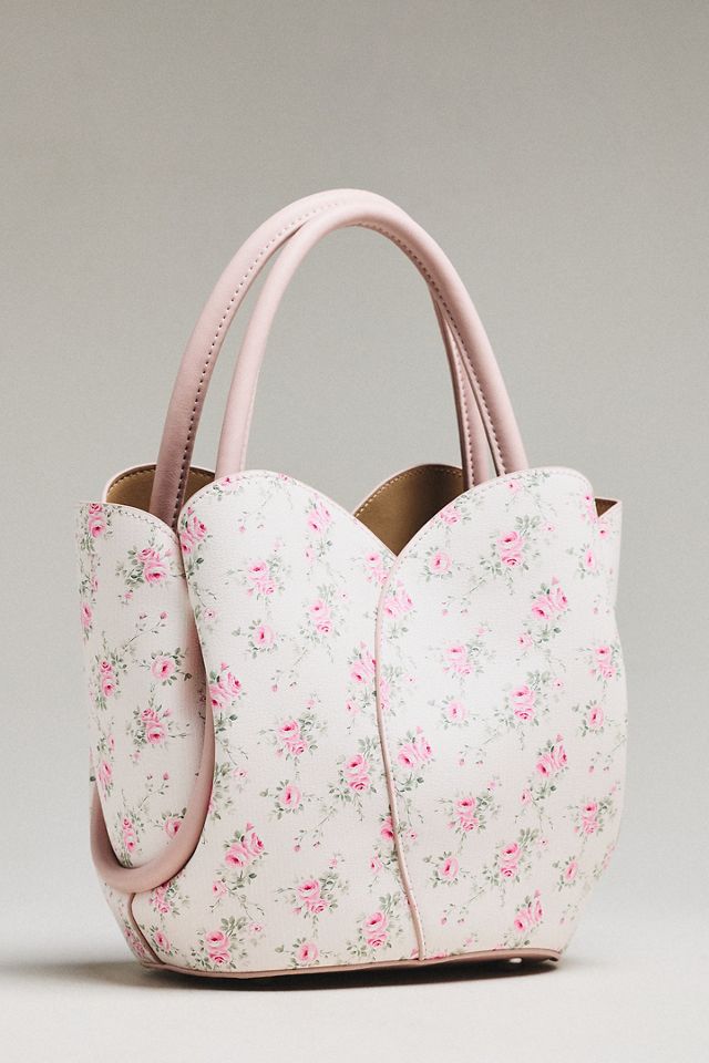 Melie Bianco Tulip Top-Handle Crossbody Tote