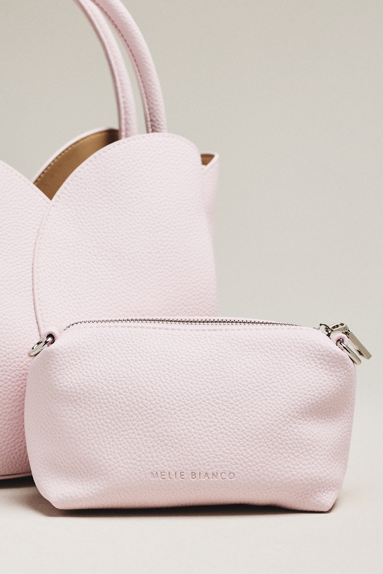 Melie Bianco Tulip Top-Handle Crossbody Tote