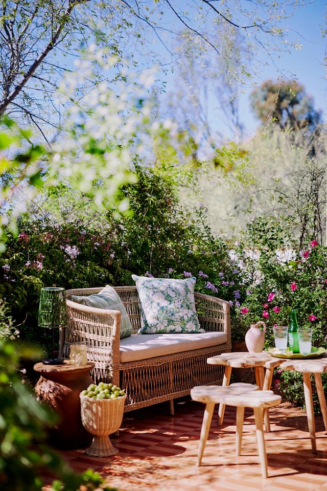 Garden Bloom Outdoor Pillow #5