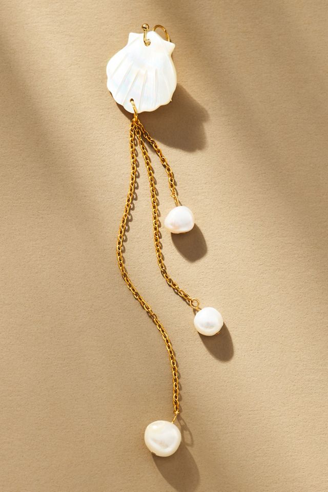 Casa Clara Perrin Pearl Drop Earrings #1