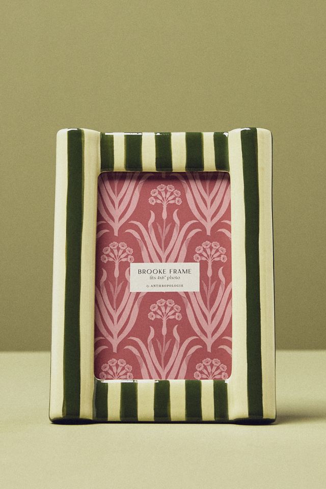 Brooke Striped Picture Frame #1