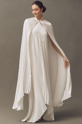 L'IDÉE EXTRAVAGANCE PLEATED CAPE 