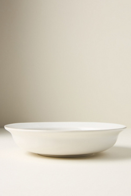 Anthropologie Reeves Portuguese Stoneware Pasta Bowls, Set Of 4 In White