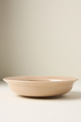 Anthropologie Reeves Portuguese Stoneware Pasta Bowls, Set Of 4 In Nude