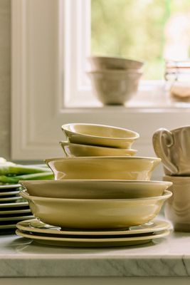 Reeves Portuguese Stoneware Pasta Bowls, Set of 4