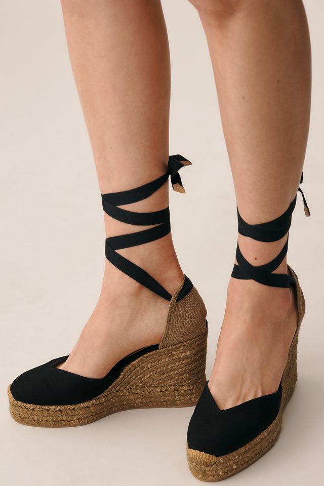 Castañer Chiara Ankle-Tie Espadrille Heels #1