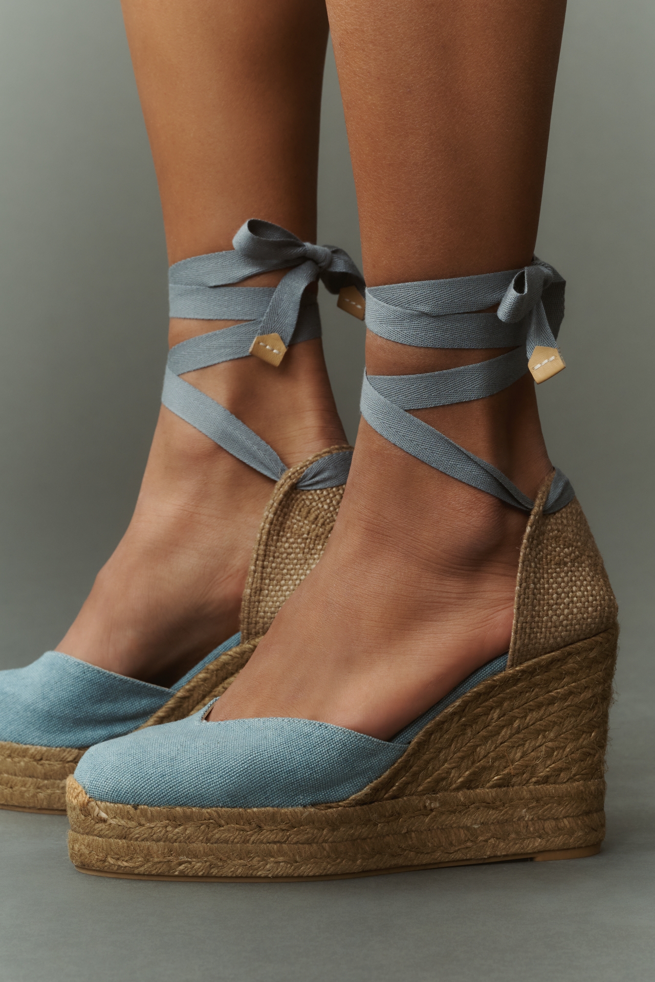 Castañer Chiara Ankle-Tie Espadrille Heels
