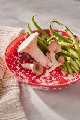 Splatter Portuguese Stoneware Pasta Bowl