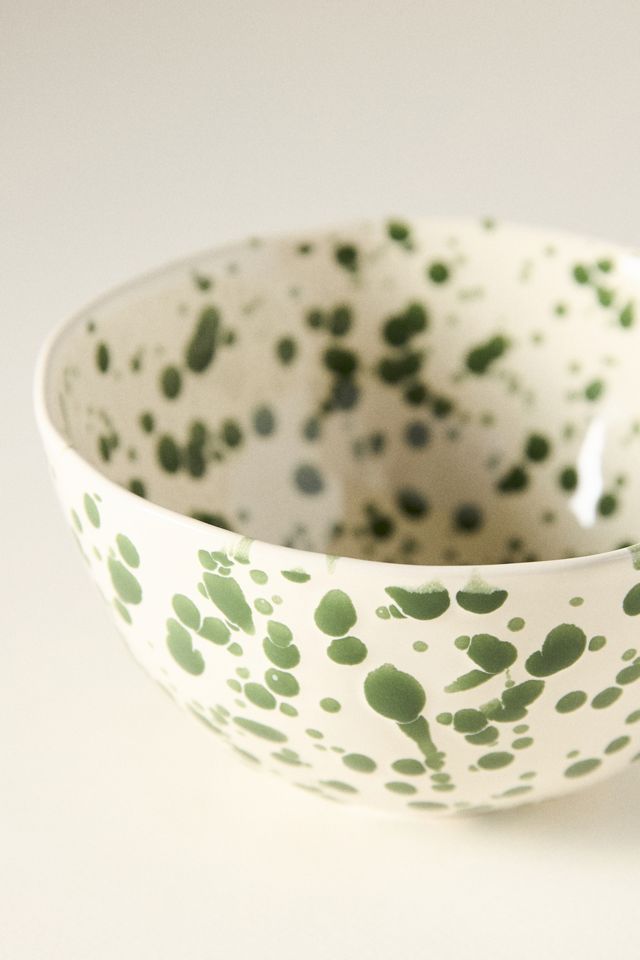 Splatter Portuguese Stoneware Cereal Bowl #2