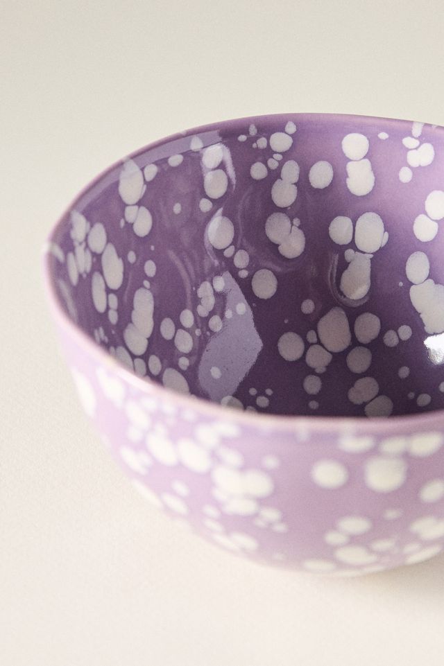 Splatter Portuguese Stoneware Cereal Bowl #2