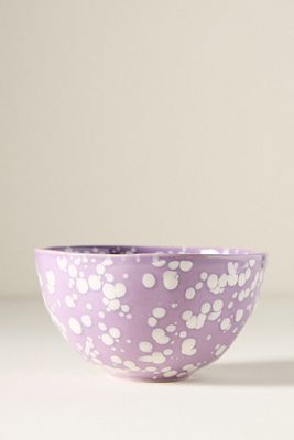 Splatter Portuguese Stoneware Cereal Bowl