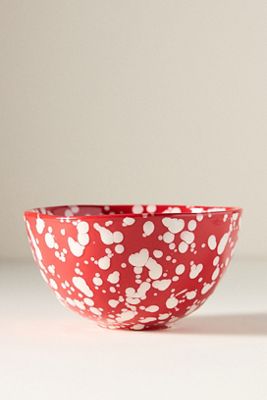 Splatter Portuguese Stoneware Cereal Bowl