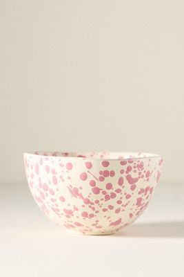 Splatter Portuguese Stoneware Cereal Bowl