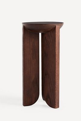 Hemi Solid Oak Wood Side Table