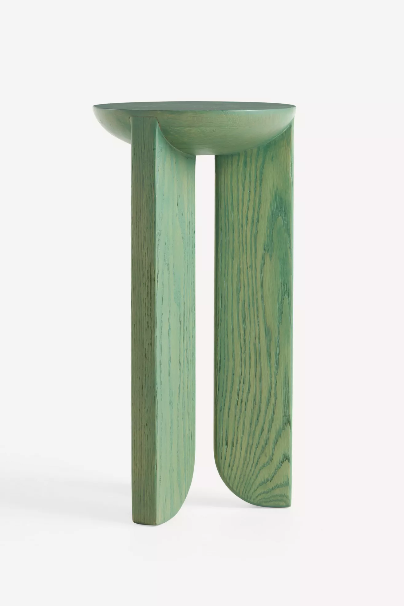 Hemi Solid Oak Wood Side Table - thumbnail 9