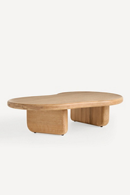 Anthropologie Oona 58" Oak Coffee Table In Neutral