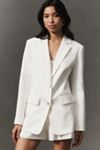 Mare Mare Plunge Peplum Blazer