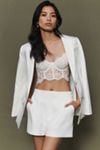Mare Mare Plunge Peplum Blazer