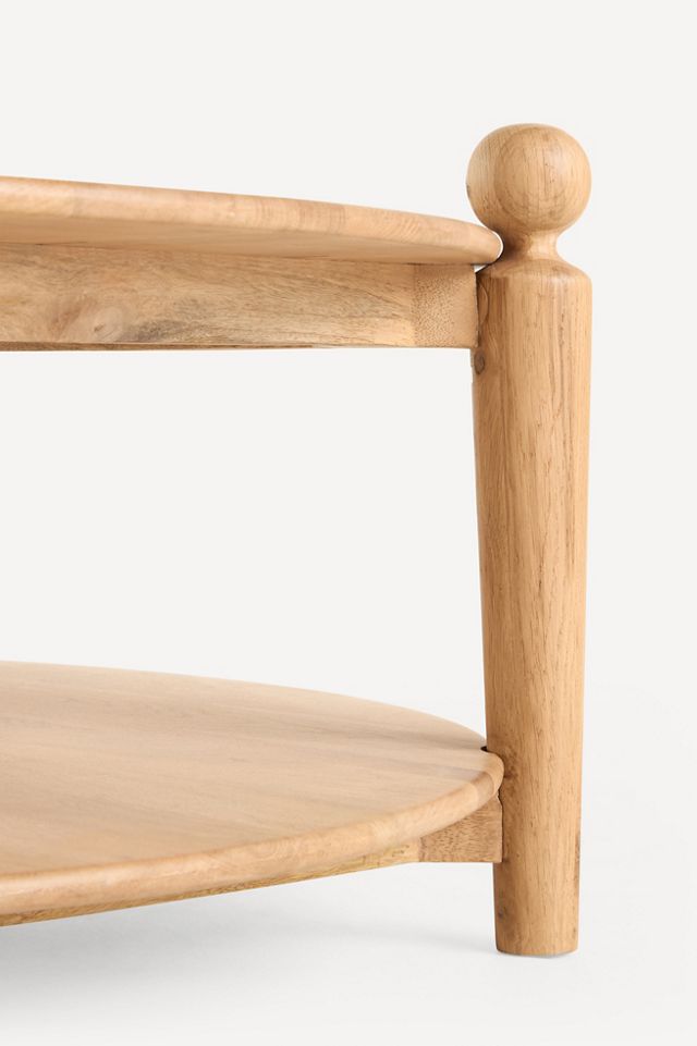 Roma Oak Round Coffee Table #2