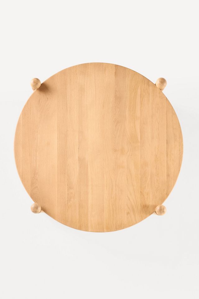 Roma Oak Round Coffee Table #4