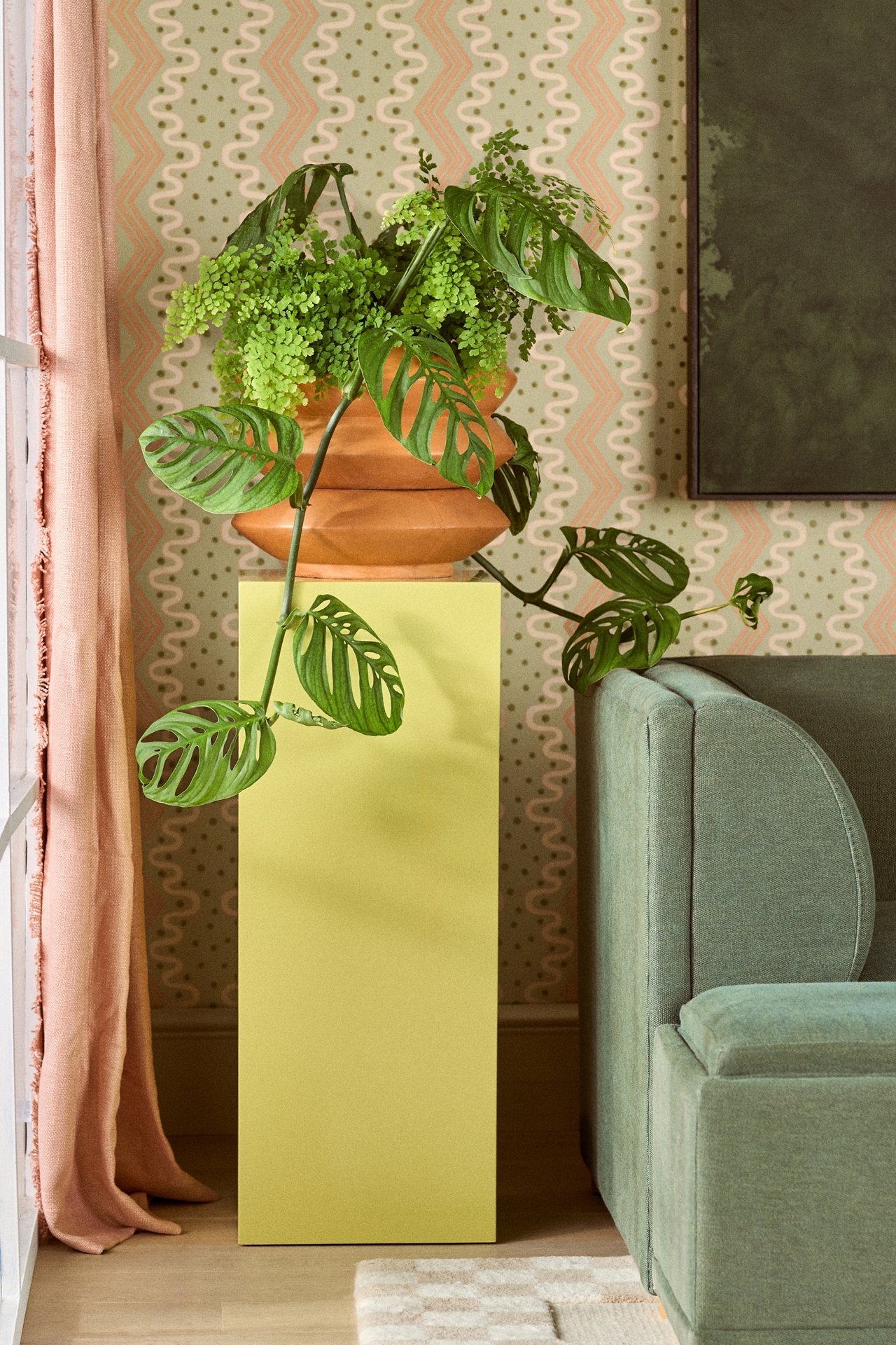 Kaia Plinth Block Side Table
