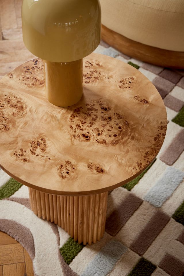Scout Burl Wood Small Side Table #2