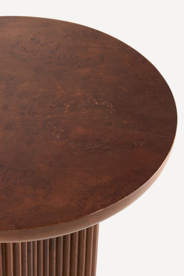 Scout Burl Wood Small Side Table #1