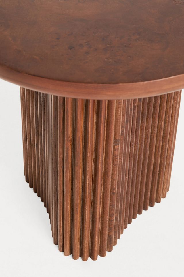 Scout Burl Wood Small Side Table #2