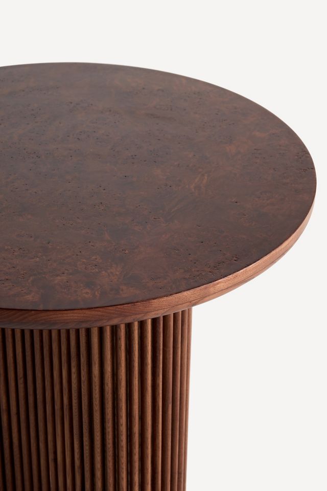 Scout Burl Wood Small Side Table #7