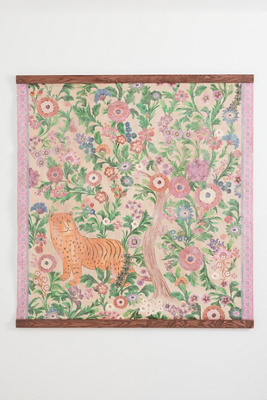 Anthropologie Noemie Tiger Paper Tapestry In Neutral