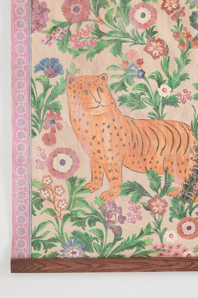 Noemie Tiger Paper Tapestry #1