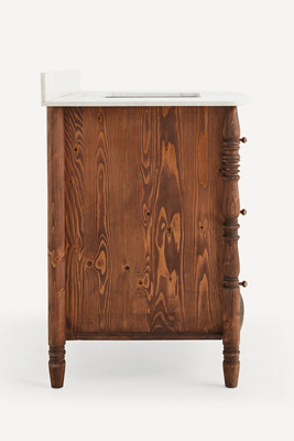 Spindle Single Bathroom Vanity - Thumbnail 2