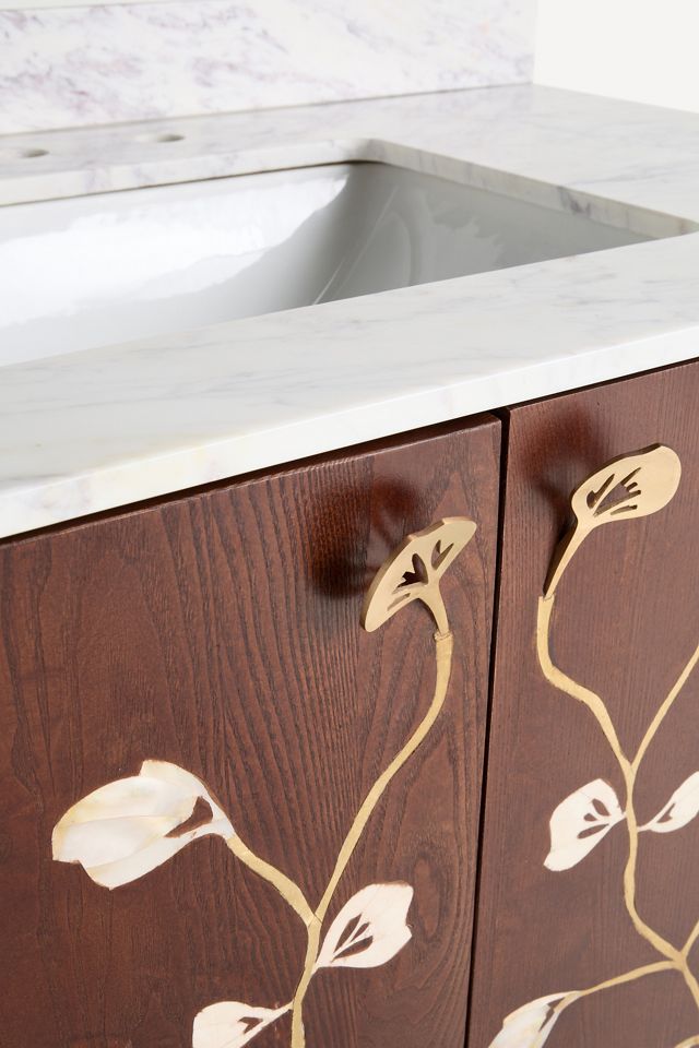 Toulouse Ash Wood Single Bathroom Vanity #2