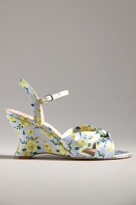 Sandali zeppa scultorei con nodo Maeve