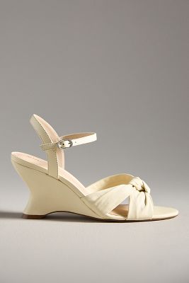 Maeve Knotted Sculptural Wedge Sandals