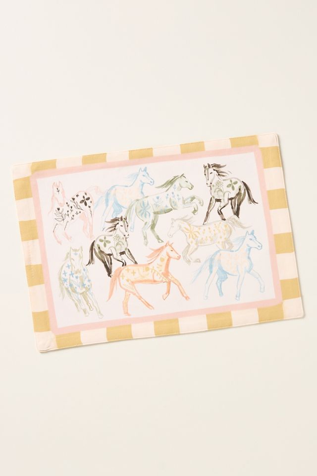 Run Wild Reversible Placemats, Set of 4