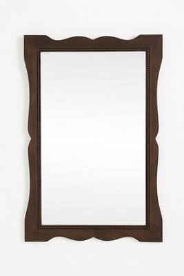 Jadie Mahogany Wall Mirror