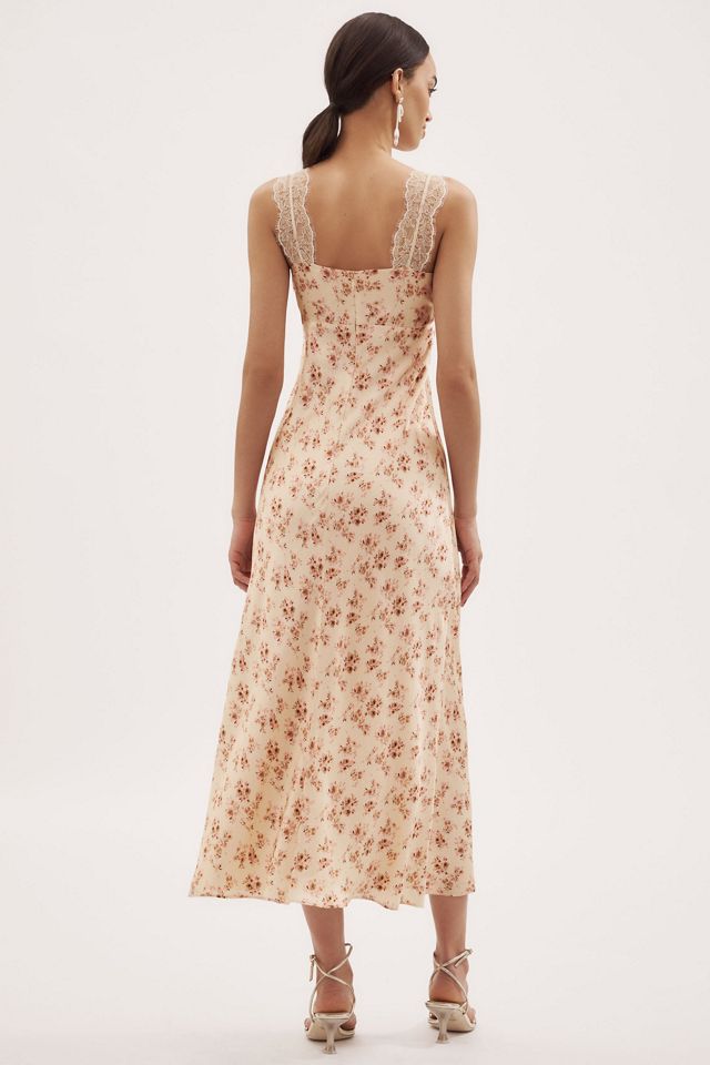 Cami NYC Rika Sleeveless V-Neck Silk Slip Midi Dress #2