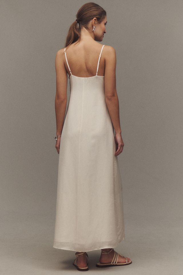 Cami NYC Luz Sleeveless Silk Blend Metallic Maxi Dress #1
