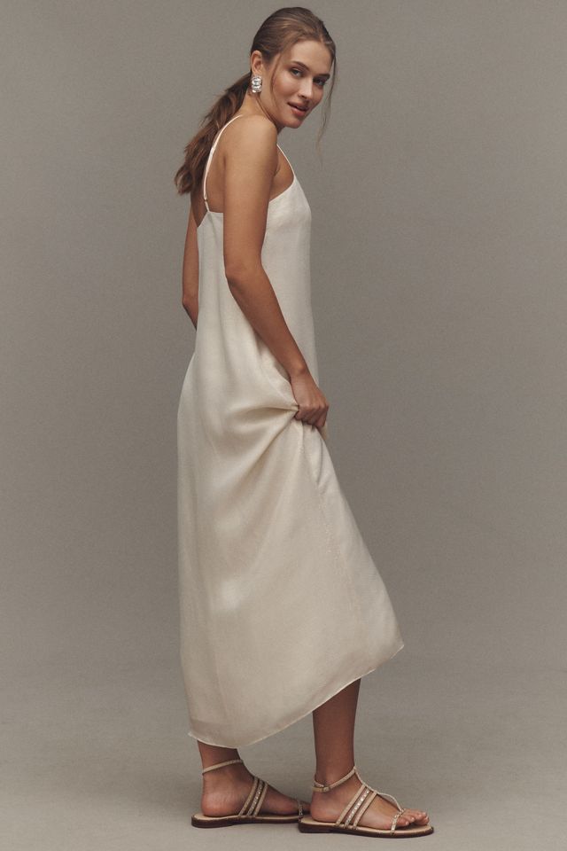 Cami NYC Luz Sleeveless Silk Blend Metallic Maxi Dress #3