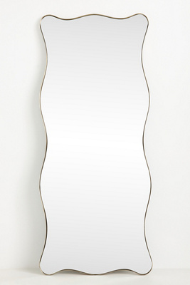 Anthropologie Wyatt Metal Leaner Mirror