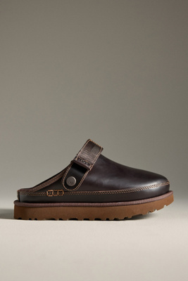 Ugg Goldenstar Slingback Clogs In Brown