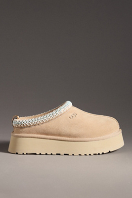 Ugg Tazz Ii Platform Slippers In Beige